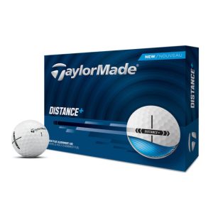 Bolas de Golf TaylorMade Distance + White 3x2