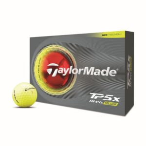 Bolas de Golf TaylorMade TP5X Yellow 2026